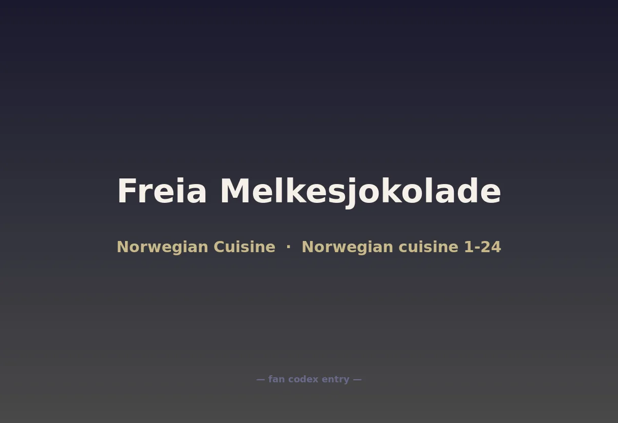 Freia Melkesjokolade